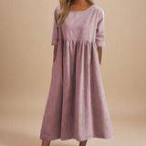 Margarida Lisboa™ - Vestido De Algodão Lisonjeiro