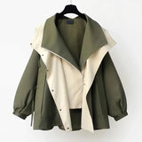Margarida Lisboa™ - Casaco Elegante com Proteção Contra Chuva e Vento