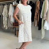 Margarida Lisboa™ - Vestido com gola redonda