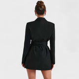 Teresa - Vestido blazer preto
