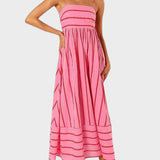 Camila - Vestido Listrado Fresco