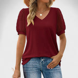 Carolina - Top Elegante com Decote em V