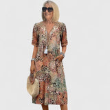 Margarida Lisboa™ - Vestido Confortável Elegante
