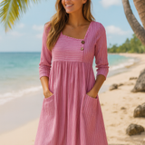 Margarida Lisboa™ - Vestido de verão às riscas