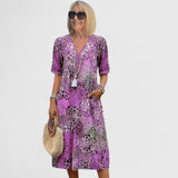 Margarida Lisboa™ - Vestido Confortável Elegante