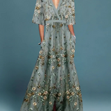 Margarida Lisboa™ - Vestido Longo Florido