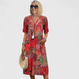 Margarida Lisboa™ - Vestido Confortável Elegante