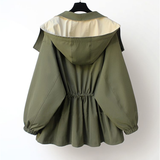 Margarida Lisboa™ - Casaco Elegante com Proteção Contra Chuva e Vento