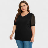 Carolina - Top Elegante com Decote em V