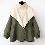 Margarida Lisboa™ - Casaco Elegante com Proteção Contra Chuva e Vento