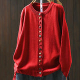 Margarida Lisboa™ - Casaco Casual com Botões Decorativos