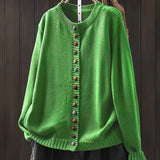 Margarida Lisboa™ - Casaco Casual com Botões Decorativos