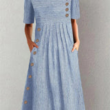 Margarida Lisboa™ - Vestido de verão às riscas