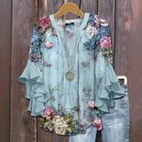 Margarida Lisboa™ - Camisa Brisa Botânica