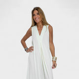 Filipa - Colete + Vestido Longo com Decote em V