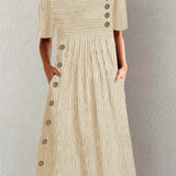 Margarida Lisboa™ - Vestido de verão às riscas