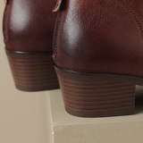 Margarida Lisboa™ - Botas de luxo com salto baixo