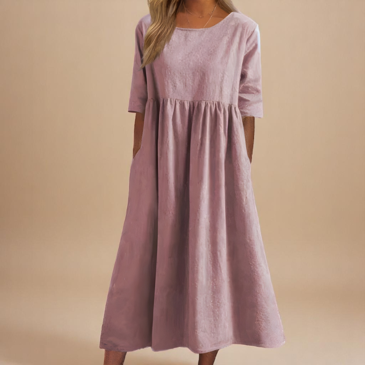 Margarida Lisboa™ - Vestido De Algodão Lisonjeiro