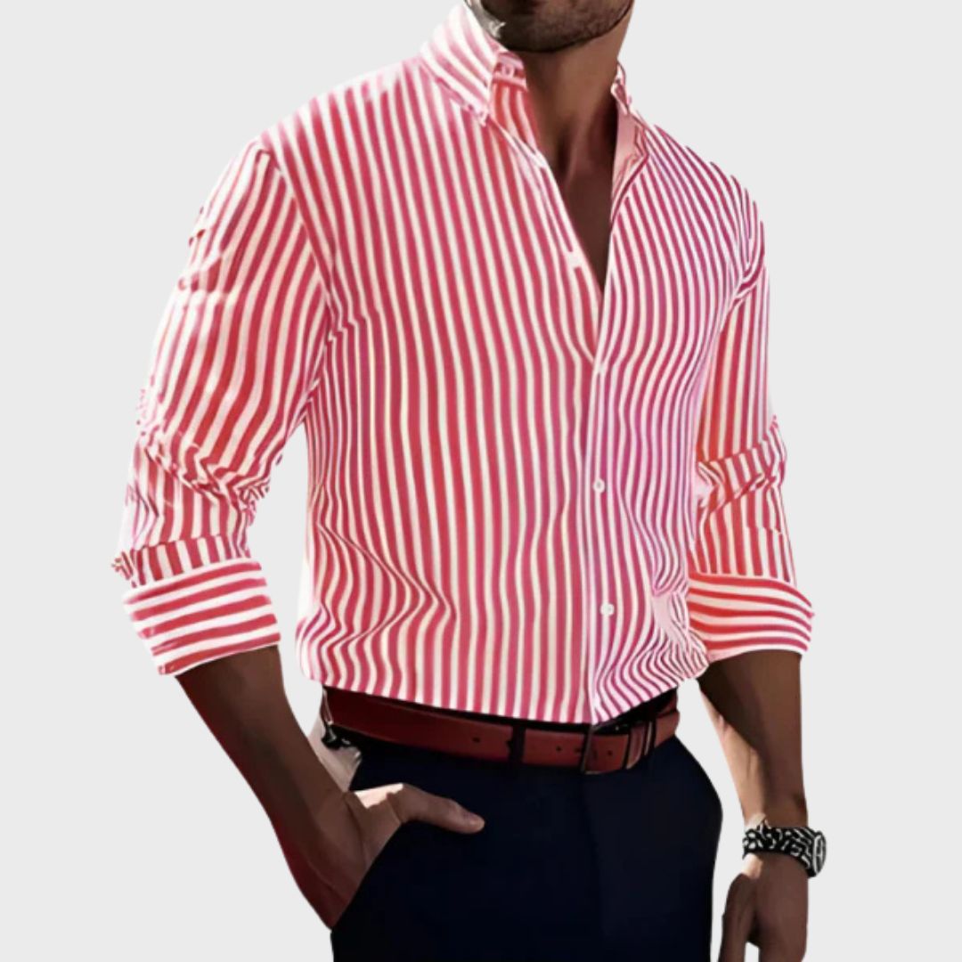 Margarida Lisboa™ –  Camisa Clássica às Riscas
