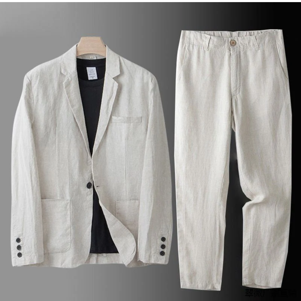 Margarida Lisboa™ - Conjunto de Linho Elegante