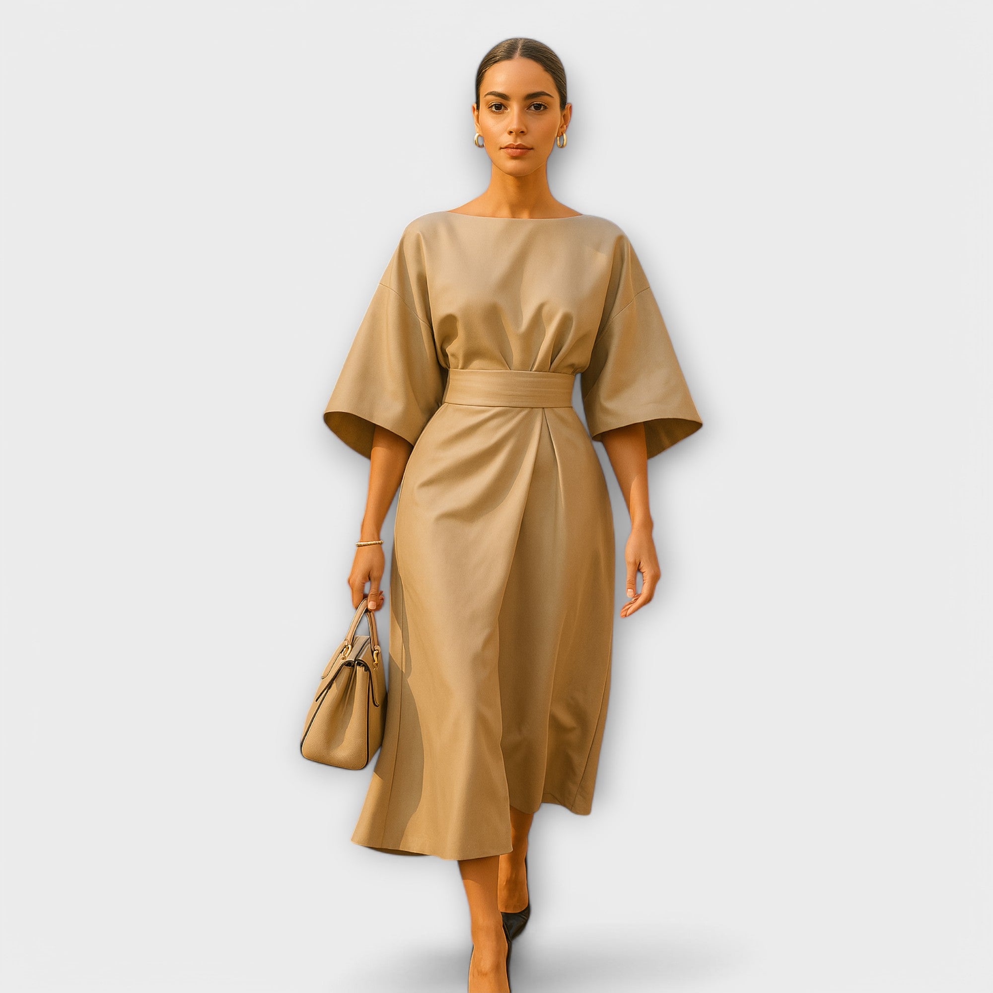 Margarida Lisboa™ - Vestido elegante com mangas
