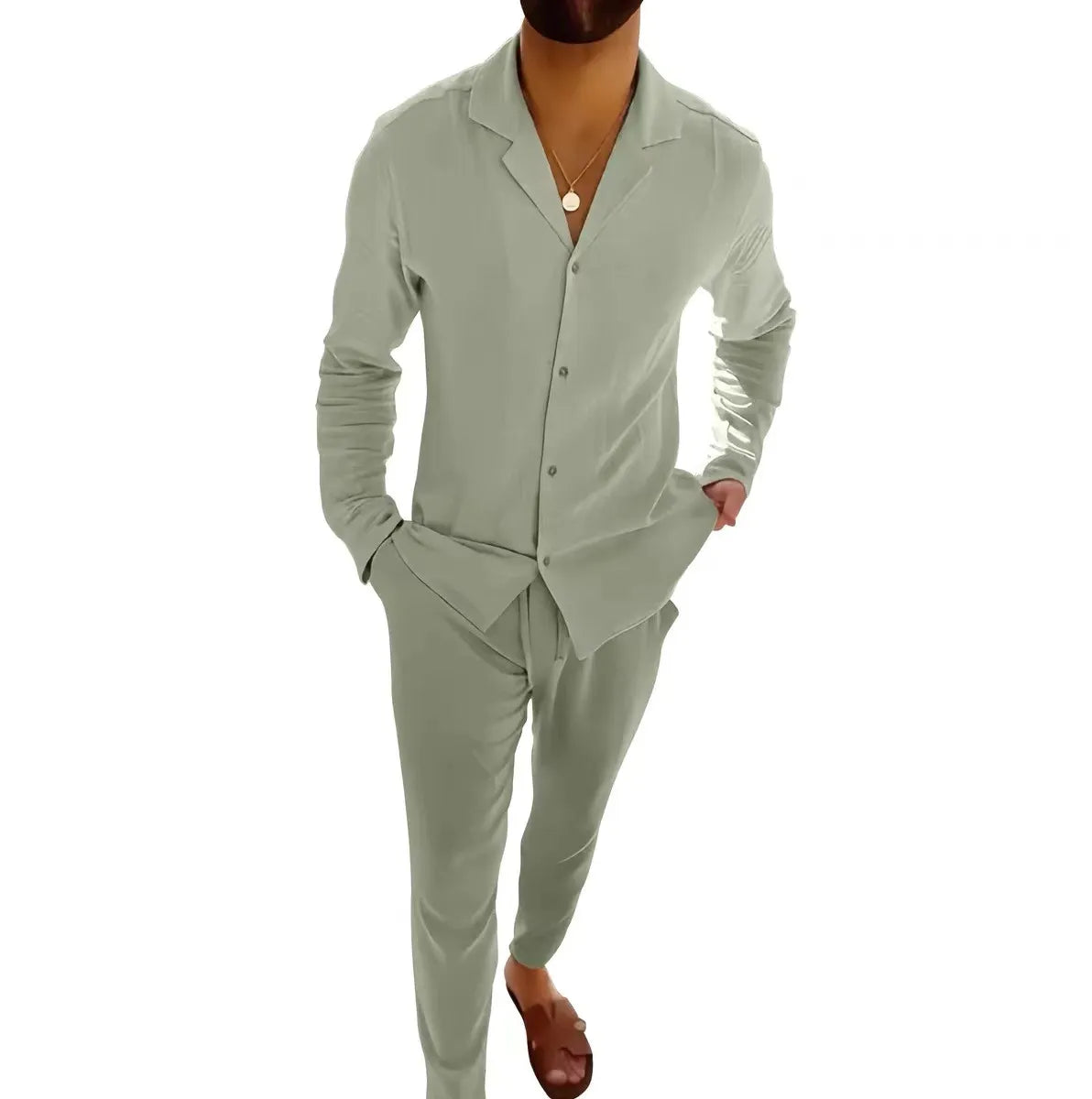 Margarida Lisboa™ - Conjunto de linho de Verão