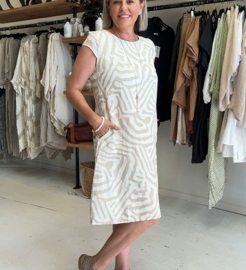 Margarida Lisboa™ - Vestido com gola redonda