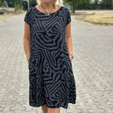 Margarida Lisboa™ - Vestido com gola redonda