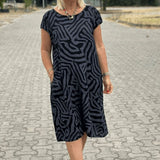 Margarida Lisboa™ - Vestido com gola redonda