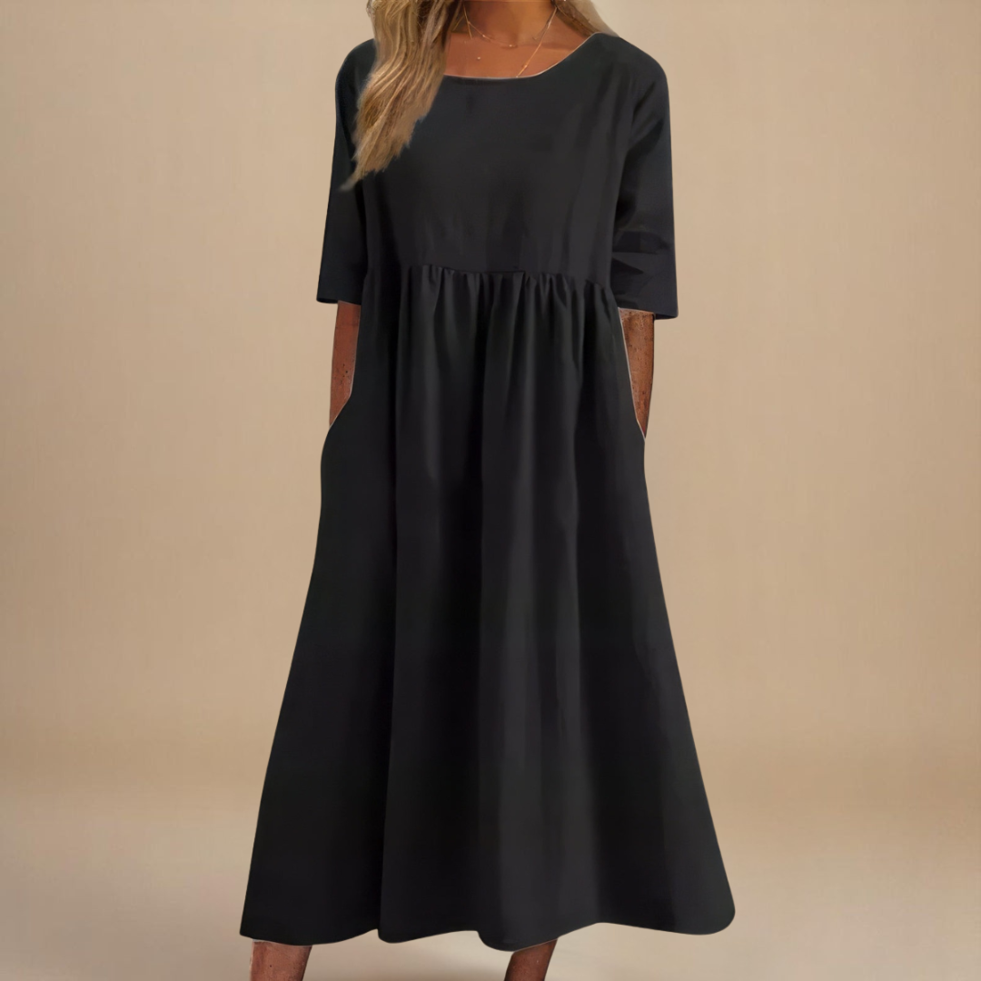 Margarida Lisboa™ - Vestido De Algodão Lisonjeiro