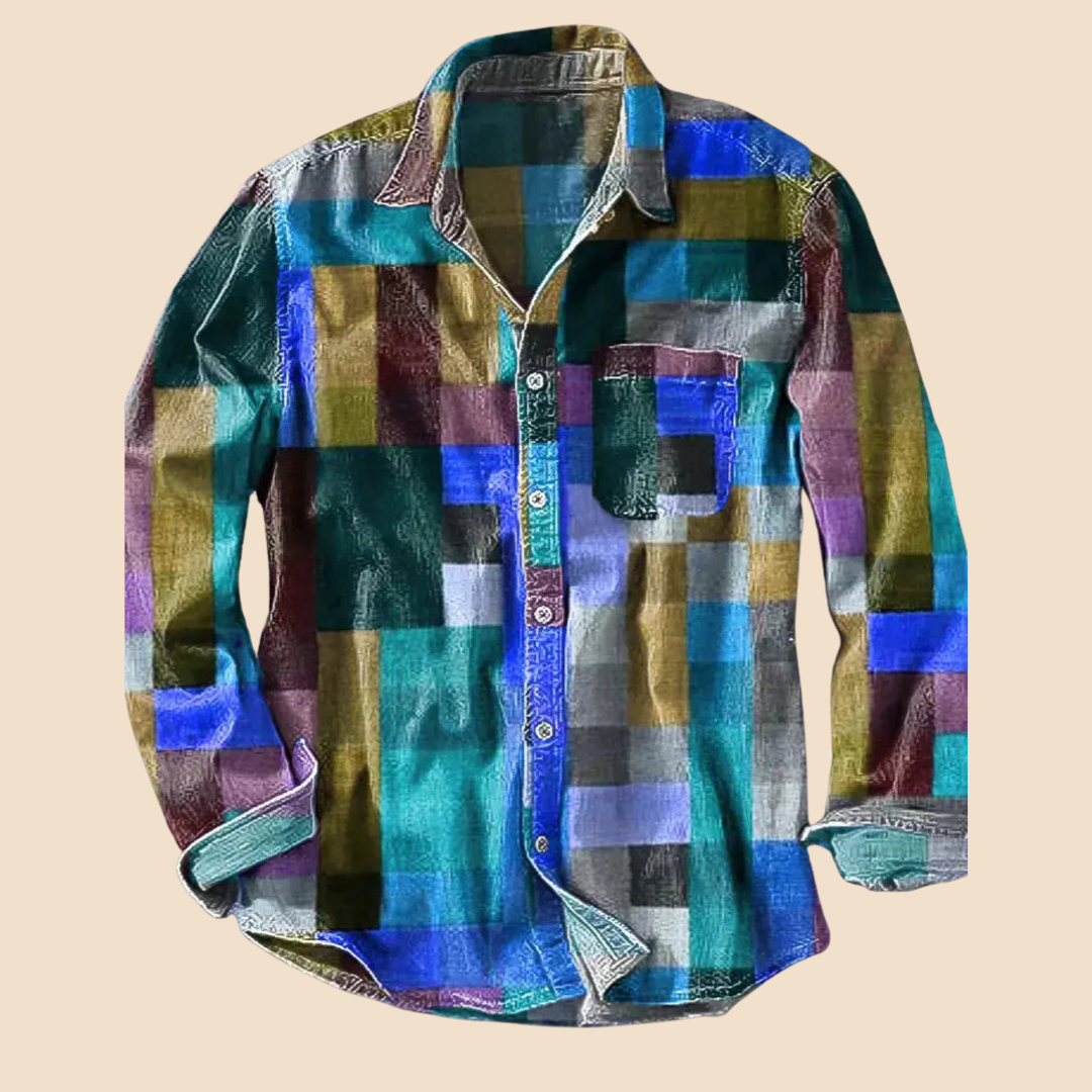 Margarida Lisboa™ - Camisa vintage arco-íris
