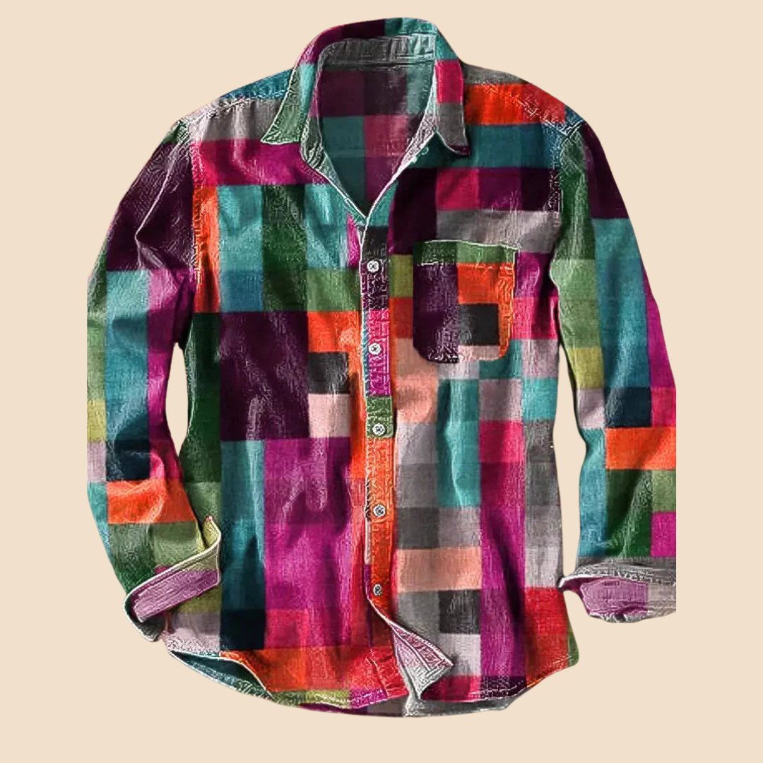Margarida Lisboa™ - Camisa vintage arco-íris
