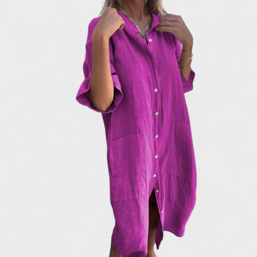 Leonor - Vestido fresco e Elegante