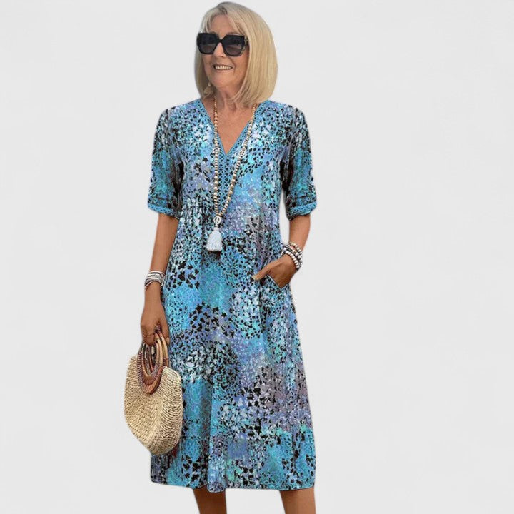 Margarida Lisboa™ - Vestido Confortável Elegante