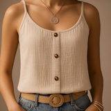 Margarida Lisboa™ - Top Botões Chic