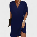 Helena - Vestido Elegante com Mangas Abertas