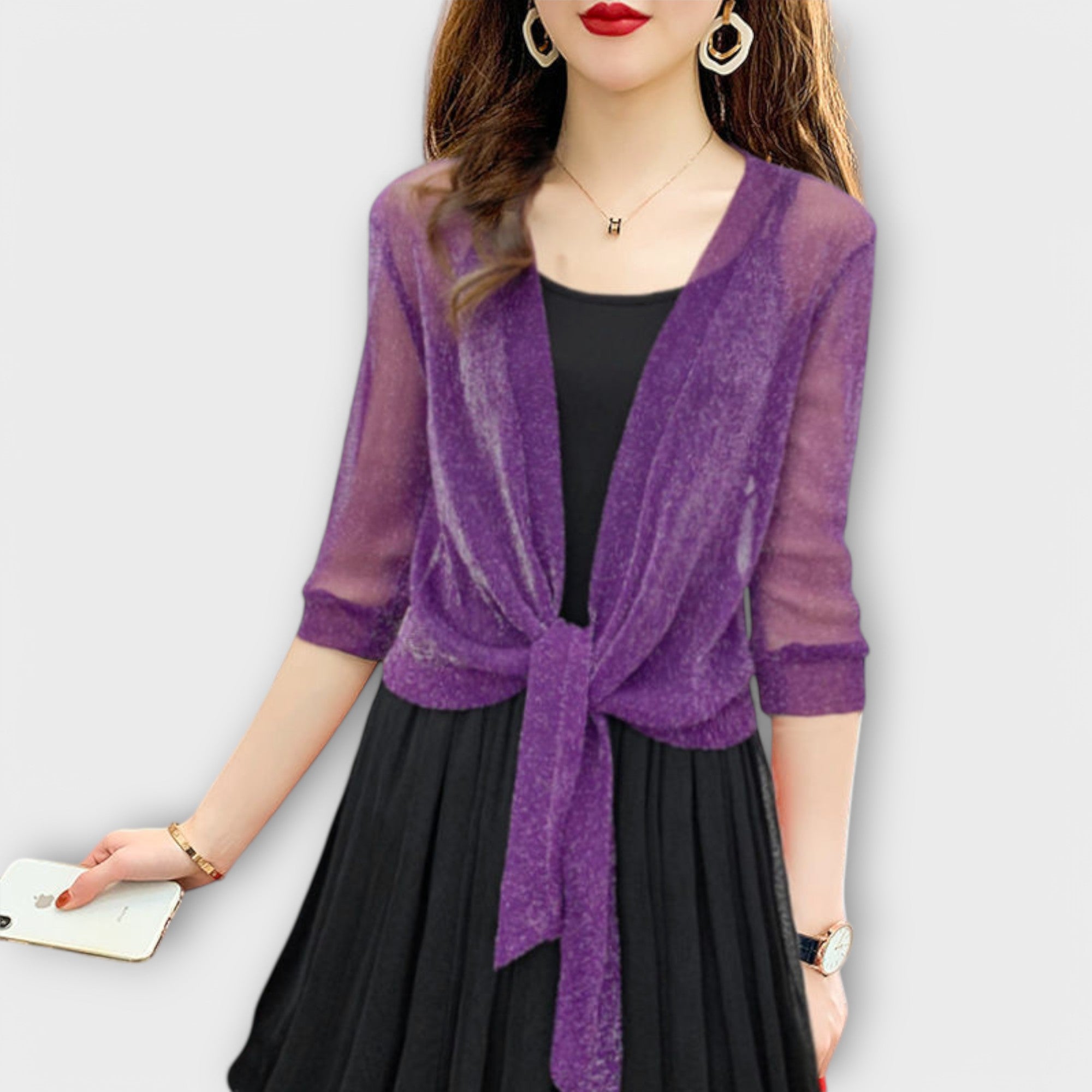 Olivia - Blusa com a frente aberta