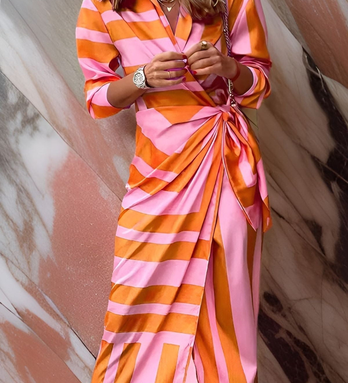 Amalia – Vestido de Primavera Longo