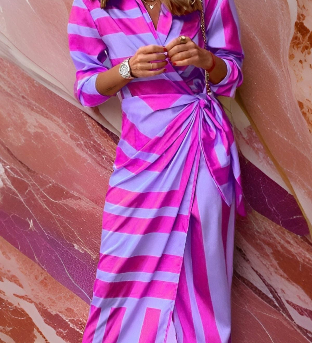 Amalia – Vestido de Primavera Longo