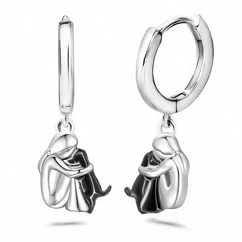 Margarida Lisboa™ - Amor Animal | Elegância e amizade canina – Brincos (fecho redondo)