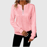 Margarida Lisboa™ - Camisola de Malha com Fecho de Correr Suave