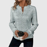 Margarida Lisboa™ - Camisola de Malha com Fecho de Correr Suave