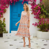 Clara - Vestido Floral Elegante