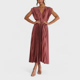 Paula - Vestido plissado elegante