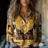 Mia - Blusa de Algodão Vintage