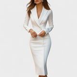 Margarida Lisboa™ - Vestido Midi Elegante com Blazer a Condizer