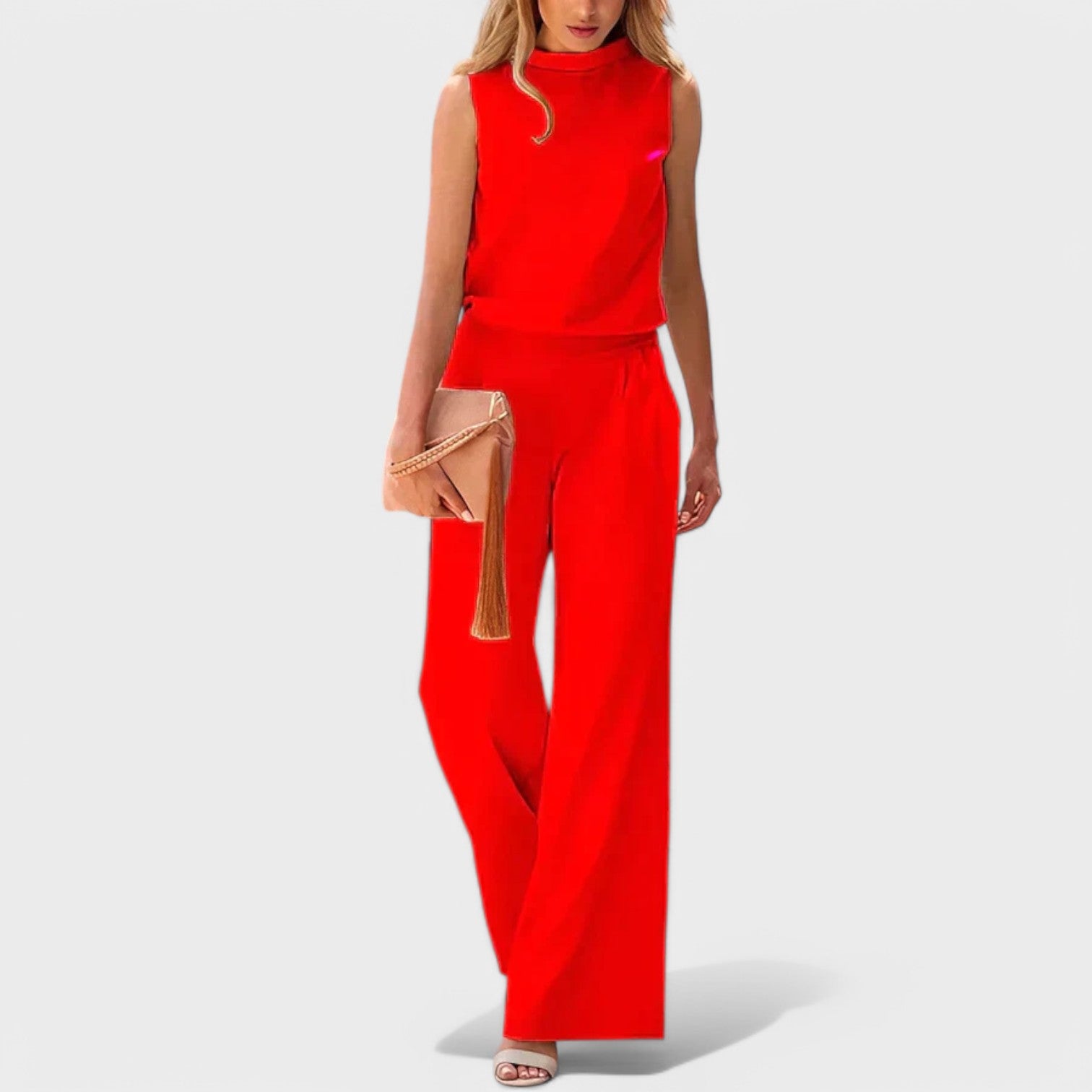 Andreia - Macacão Elegante de Primavera