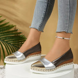 Margarida Lisboa™ - Mocassins com Brilho Elegante e Toque Artesanal