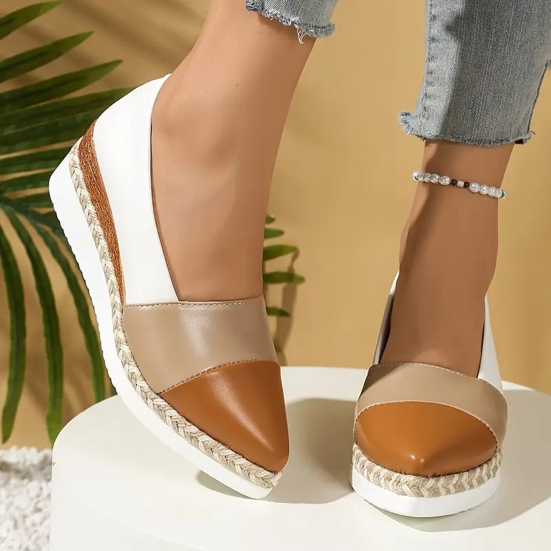 Margarida Lisboa™ - Mocassins com Brilho Elegante e Toque Artesanal