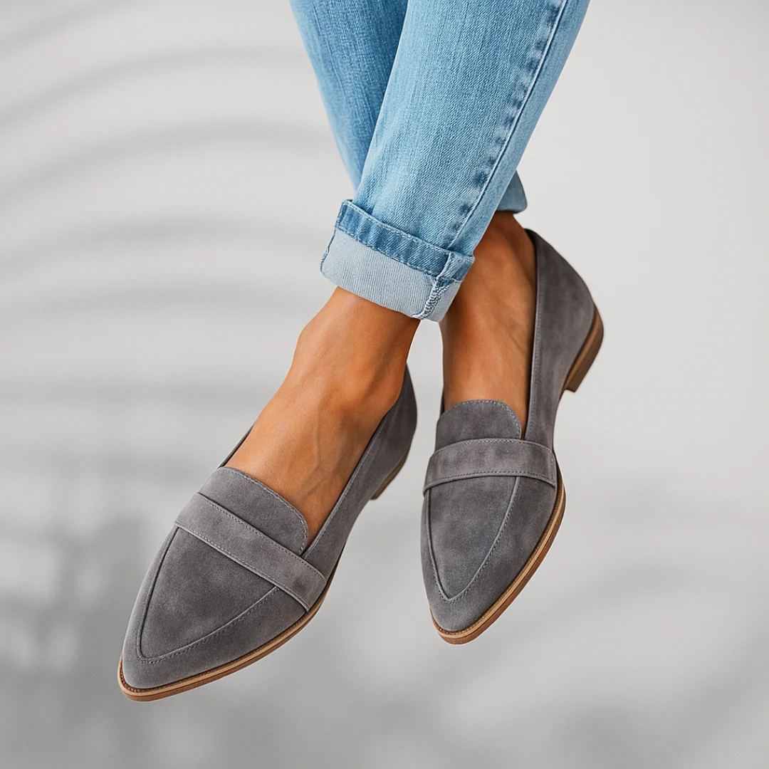 Margarida Lisboa™- Mocassins ortopédicos de couro⏐Edição Premium
